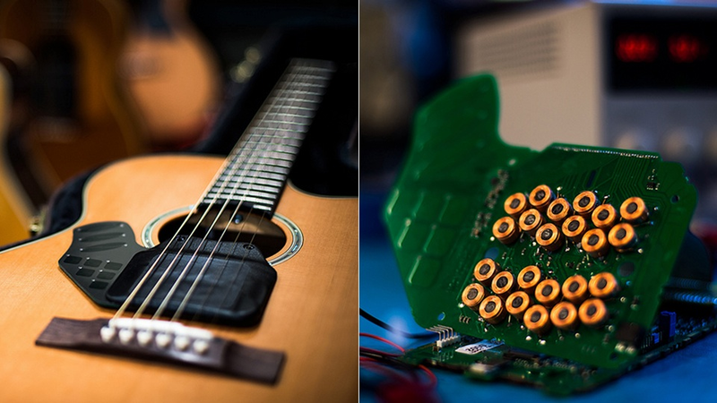 Illustration for article titled Moog LEV-96: Forget Synths, Moog Is Making a Batshit Acoustic Guitar or Something